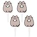 24 Pusheen the Cat Cupcake Toppers Picks Decopics