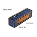 House of Marley Get Together Mini: Portable Speaker with Wireless Bluetooth Connectivity, 10 Hours of Indoor/Outdoor Playtime, and Sustainable Materials, Denim