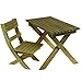 The Queen's Treasures Gombe Rainforest Wooden 18 Inch Doll Camp Research Table & Chair Set Inspired by Dr. Jane Goodall! Outdoor Adventure Furniture & Accessories Fits American Girl