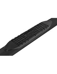 Escalones ovales negros, curvos, estilo OE de 4 pulgadas para Toyota Tacoma doble cabina, serie Raptor 1504 0270B (05 17)