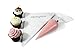 TANGCHU, Professional 110 Pack of 14 Inch Disposable Pastry Extra Thick, Textured, and Safe Icing Bags-Perfect for Decorating Cakes, Cookies, Cupcakes, Pack of 110, White