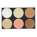 Inviktus Cosmetics Professional 6 Colors Contour Face Power Foundation Makeup Palette