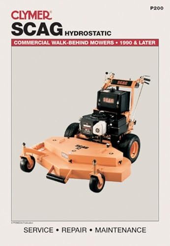 Download Clymer Scag Hydrostatic: Commercial Walk-Behind Mowers, 1990 & Later PDF