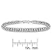 Original Classics .925 Sterling Silver 1.0 Cttw Rose Cut Diamond Double-Link 7
