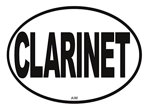 Sticker Clarinet Oval