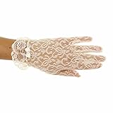 Lovely Lace Wrist Length Gloves for Girls