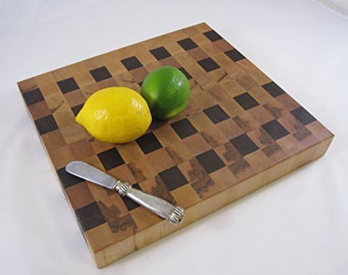 Walnut & Hard Maple End Grain Cutting Board #52 (ready to ship)
