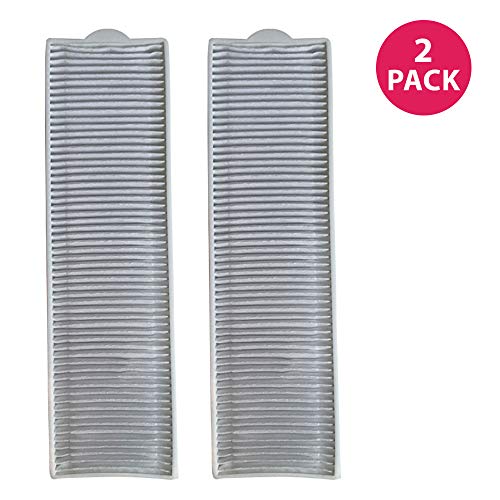 Crucial Vacuum Replacement Filter Part Compatible with Bissell Filter Style 8 & 14, Part 3091 2038093 203-6608 470856 FX HVF090-HEPA Style, Fits Vacs Momentum Velocity Bagless Upright, Bulk (2 Pack)