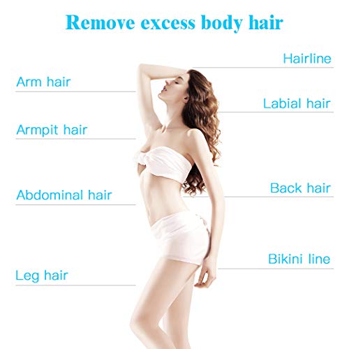 Facial Hair Remover for Women，Precision Hair Eyebrow Trimmer USB Shaver Cordless, Epilator for Face Lip Body Chin and Cheek - Thumbnail 3