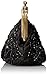 ilishop Women's Antique Beaded Party Clutch Vintage Rose Purse Evening Handbag