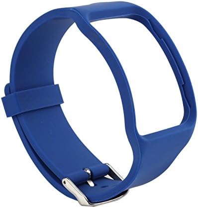Sunmitech Replacement Bands for Samsung Galaxy Gear S SM-R750 Smart Watch, Soft TPU, Classic Watch Band Style with Metal Buckle