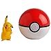 Wicked Cool Toys Pokemon Official Pikachu Clip and Go, Comes with Pikachu Action Figure and Poke Ball