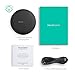 Qi Wireless Charging Pad RAVPower Qi Certified Ultra-Safe Wireless Charger Compatible iPhone Xs Max XR XS X 8 Plus 8, Galaxy S9 S8+ S8 & All Qi-Enabled Devices (AC Adapter Not Included)