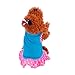 Small Dog Dress , Voberry® Fashion Pet Dog T-Shirt Dress Dog Cat Cute Summer Vest Skirt (S, Blue)
