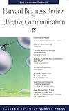 Harvard Business Review on Effective Communication (Harvard Business Review Paperback Series)