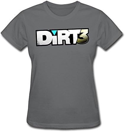 HUAYUANDA Women's Colin Mcrae Dirt 3 Logo T-shirt XXL DeepHeather