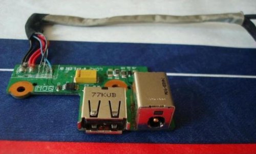 HP DV6000 DC JACK Board USB DDAT8BPB1005207 90W