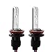 HYB H11 8000K Xenon HID Headlight Replacement Bulbs H8 H9 Light Blue(Pack of 2)
