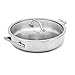 Calphalon 1948239 Signature Stainless Steel Covered Sautee, 5 quart, Silver