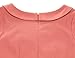 MUXXN Womens Vintage 60s Summer Belt Waist Bodycon Dress (Peach XL)