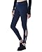 BELLEZIVA Women's Yoga Legging Workout High Waist Striped Mesh Cutout Athletic Running Exercise Fitness Yoga Pants