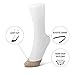 Toe Cover Socks with Clear Elastic Band - SHEEC Slingback - Tan Regular 3 Prs