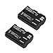 2 Pack Masione 7.4V 1400mAh Canon BP-511 Replacement Battery for Canon BP-508 BP-511 BP-511A BP-512, Canon KISS DIGITAL EOS-10D EOS-20D EOS-300D EOS-D30