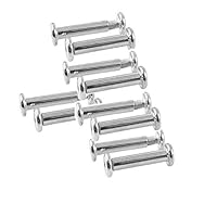 Aketek Inline Skate Wheel 15/64" Shaft Hex Socket Screw (10XSilver)