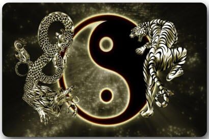 Yin Yang Rectangle Entryways Non Slip Doormat Floor Mat - 23.6"(L) x 15.7"(W), 3/16" Thickness