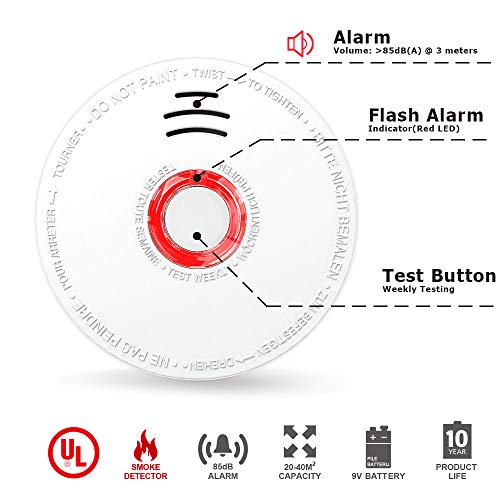 1 Detector+Photoelectric+Install+Warning+Included