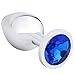 AKStore Large Super Quality Deluxe Steel Fetish Plug Anal Butt Jewelry for Fetish Kinky Sex Love Games Personal Sex Massager Good Valentine 'S/Birthday Gift (Blue)