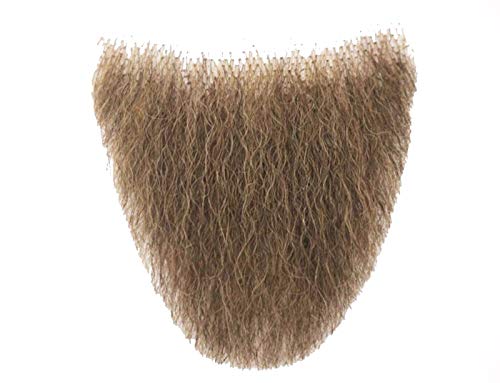 MakupArtist Brunette Medium Sized Human Hair Merkin Female Male Pubic Toupee Black