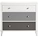 Little Seeds Monarch Hill Poppy 3 Drawer Dresser, Gray