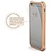 iPhone 6s Case, BUDDIBOX [Clear Corner] Slim Fit Clear Soft Cushion Drop Protection Case for Apple iPhone 6 & 6s (Gold)