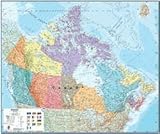 Canada Laminated Wall Map