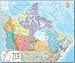 Canada Laminated Wall Map