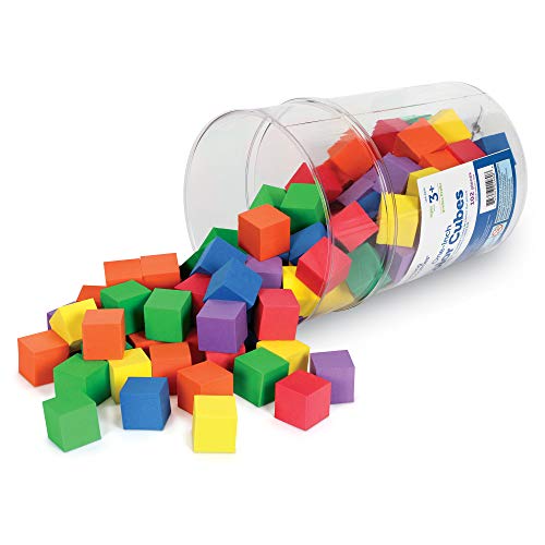 Learning Resources Hands-On Soft Color Cubes, Set of 102, Assorted Colors, Ages 3+ - Thumbnail 4