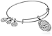 Alex and Ani Because I love you, Daughter II Expandable Rafaelian Silver-Tone Bangle Bracelet