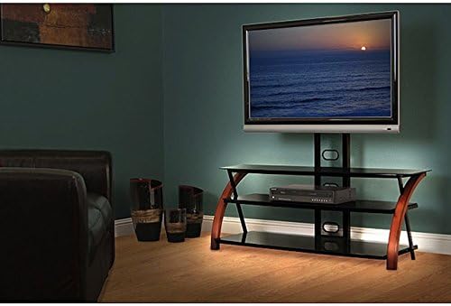 Living Room Modern Wood 55-in Wide TV Stand with Multi Purpose Mounting System
