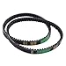 Go Kart Drive Belt 2 x Drive Belt Clutch Belt Replaces for Hammerhead 80T and TrailMaster Mid XRX Go-Karts 9.100.018-725