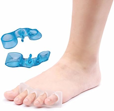 4PCS Gel Yoga Toe Stretchers Bunion Separators for Separating Toes Free Size