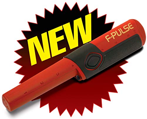 Fisher F-Pulse Waterproof Pinpointer Metal Detector, Red