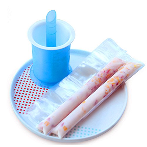 zyurong 20Pcs Disposable Ice Stick Bag Ice Popsicle Bag Self Sealing