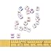 Pandahall 50g/250pcs Mixed Color Acrylic A-Z English Letter Alphabet Cube Beads DIY Word Message Bracelet Spacer Charm Jewelry Makings 6x6mm