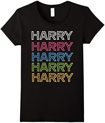 Womens VINTAGE WORDMARK | RETRO HARRY WORDMARK T-SHIRT Large Black