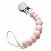 Ali+Oli Pacifier Clip Holder for Baby | Cami (Soft Pink)