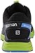 Salomon Men's X-Mission 3 Trail Running Shoe, Black/Granny Green/Bright Blue, 10.5 D US