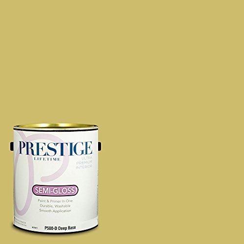 Prestige Paints P500-D-6008-6BVP Paint and Primer In One, 1 gallon, Greek Tapenade