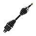 Front Driver and Passenger CV Axle Assembly Set Neoprene Boots Moly Greased Compatible with 2001-2008 Ford Escape 2001-2008 Mazda Tribute 2005-2008 Mercury Mariner Automatic Transmission