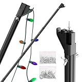 addlon Telescopic Extension Pole with Utility Hook